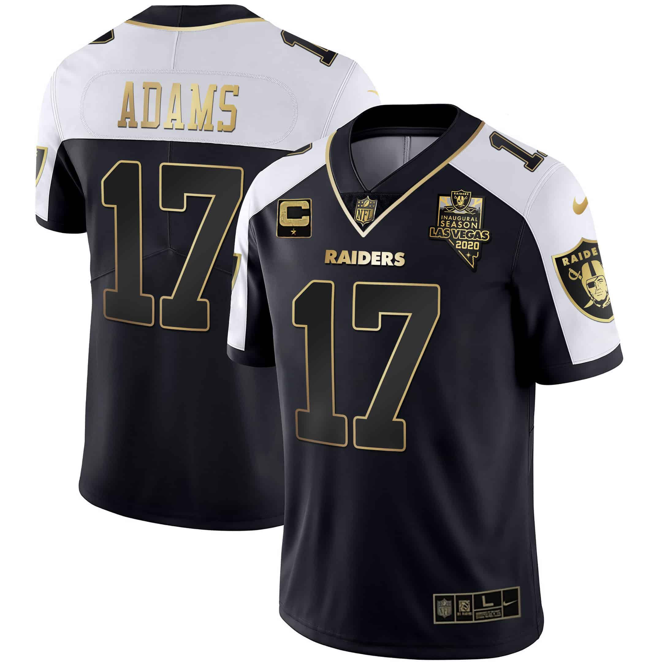 Men Oakland Raiders #17 Adams 2024 Nike Vapor Black Gold & Black Inverted Limited NFL Jersey->indianapolis colts->NFL Jersey
